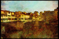 Italian Italy 111041 Ponte Vacchio, Florence A4 Limited Edition Watercolour Print