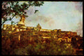 Italian Italy 111076 View Of Siena A4 Limited Edition Watercolour Print
