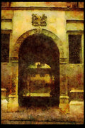 Italian Italy 111094 Gateway, Venice A4 Limited Edition Watercolour Print