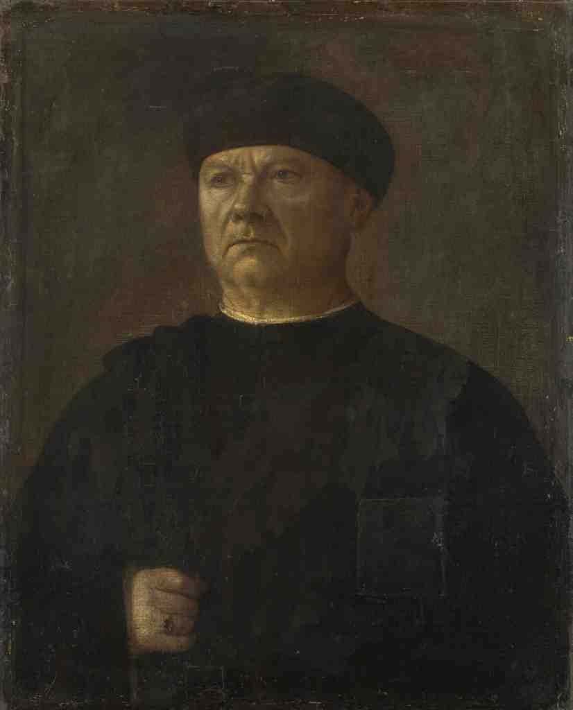 Italian Portrait of an Old Man A4 Photo Print