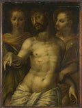 Italian The Dead Christ supported by Angels A4 Photo Print