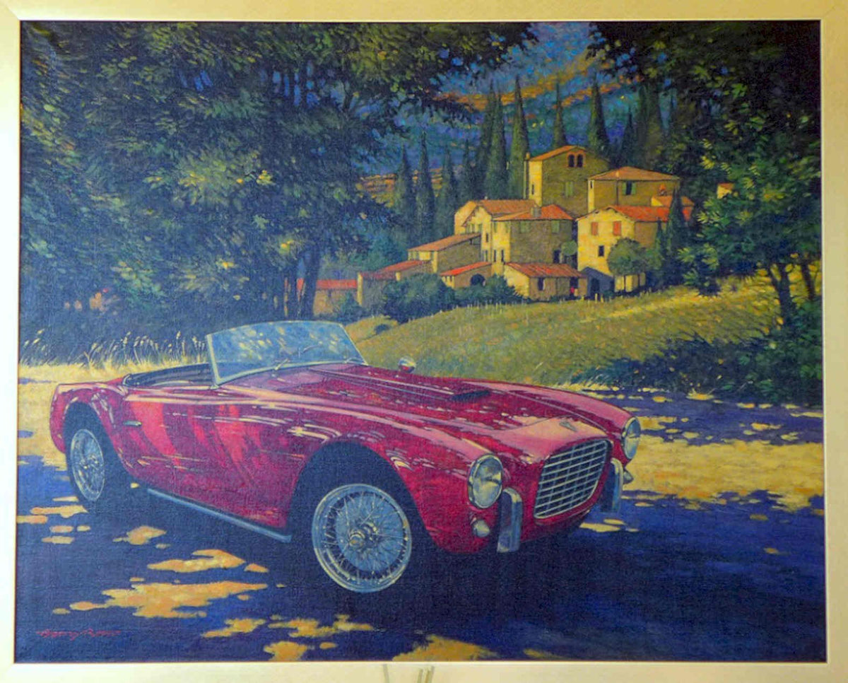 Italian Vintage Car Vintage Retro Advert Poster A4 Photo Print