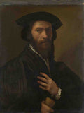 Italian, Florentine A Bearded Man A4 Photo Print