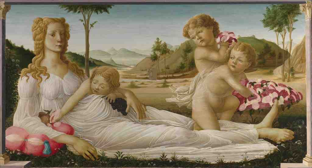 Italian, Florentine An Allegory A4 Photo Print