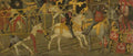 Italian, Florentine Cassone with a Tournament Scene A4 Photo Print