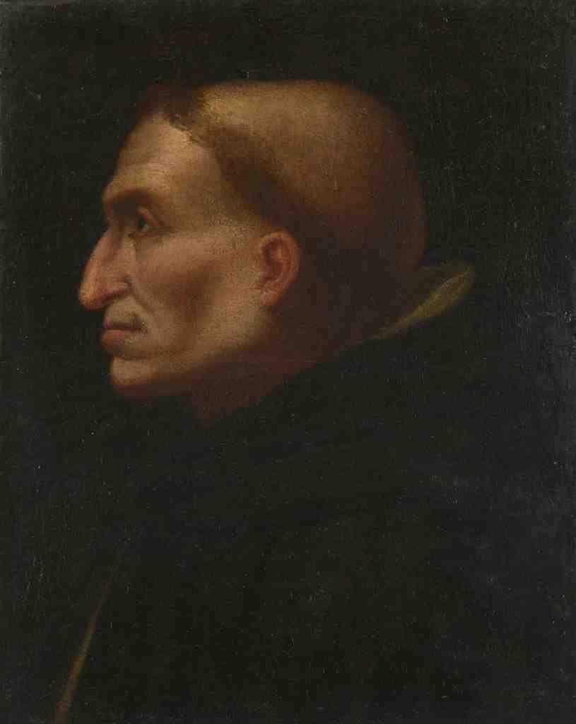 Italian, Florentine Portrait of Savonarola A4 Photo Print