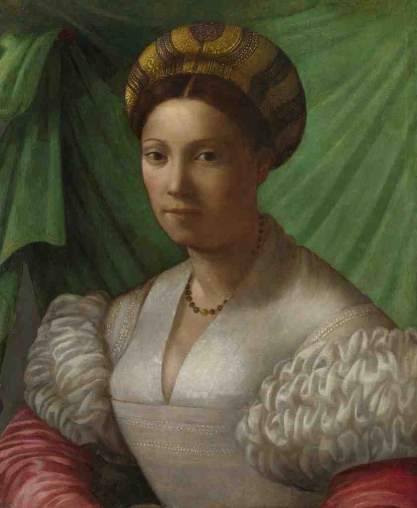 Italian, Florentine Portrait of a Lady A4 Photo Print