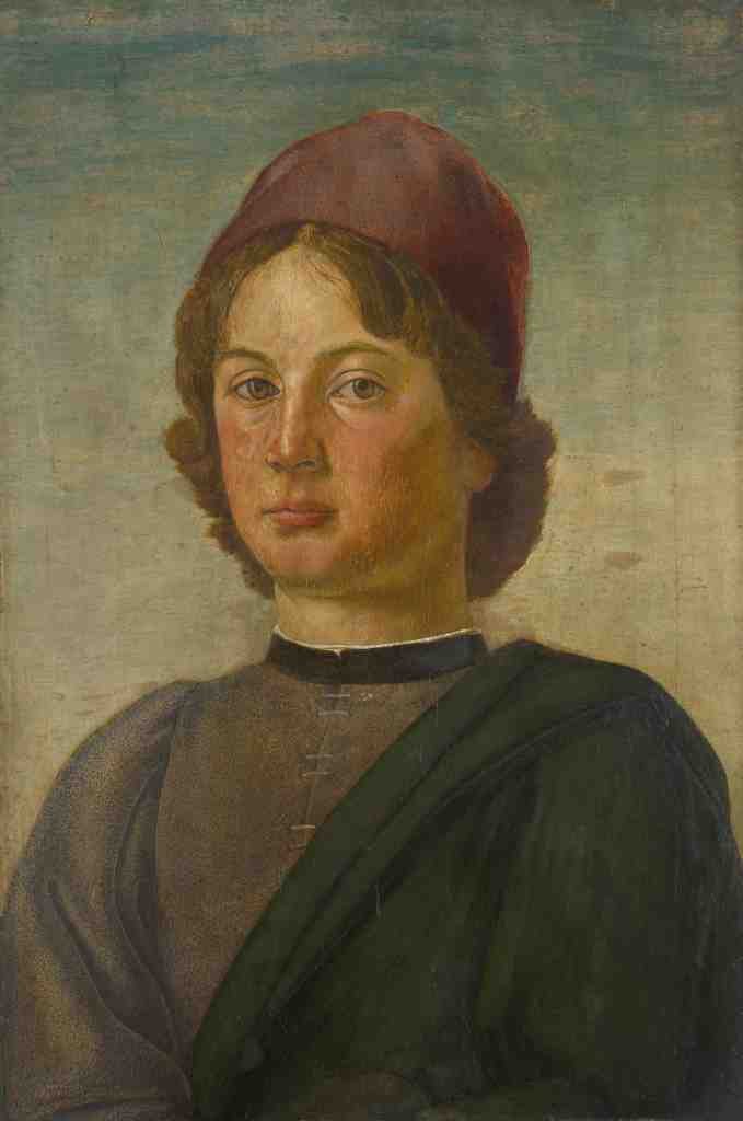 Italian, Florentine Portrait of a Young Man A4 Photo Print