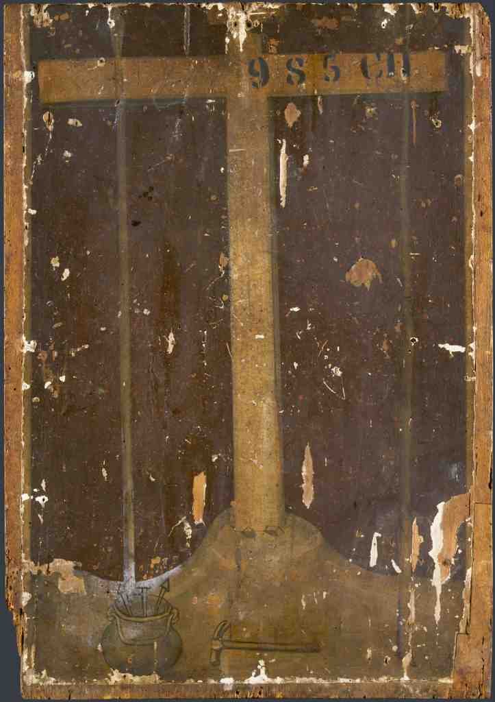 Italian, Florentine The Dead Christ and the Virgin A4 Photo Print