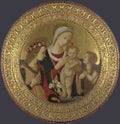 Italian, Florentine The Virgin and Child with Saints A4 Photo Print