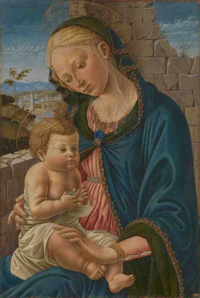 Italian, Florentine The Virgin and Child A4 Photo Print