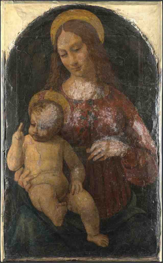 Italian, Milanese The Virgin and Child A4 Photo Print