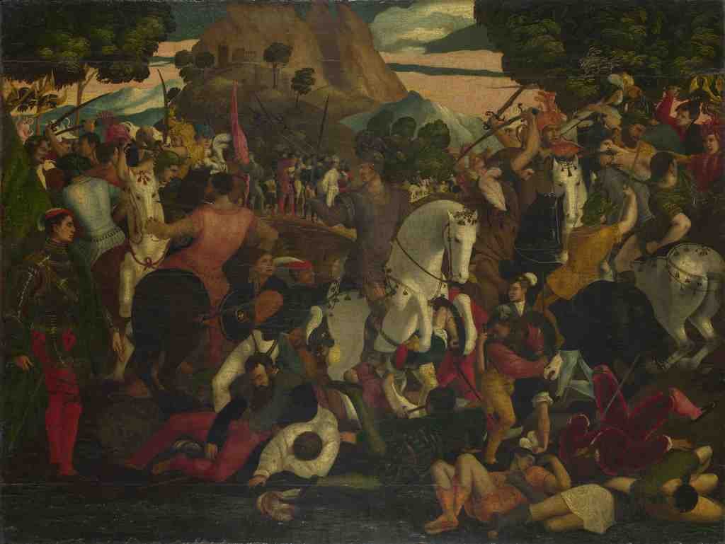 Italian, North A Battle A4 Photo Print