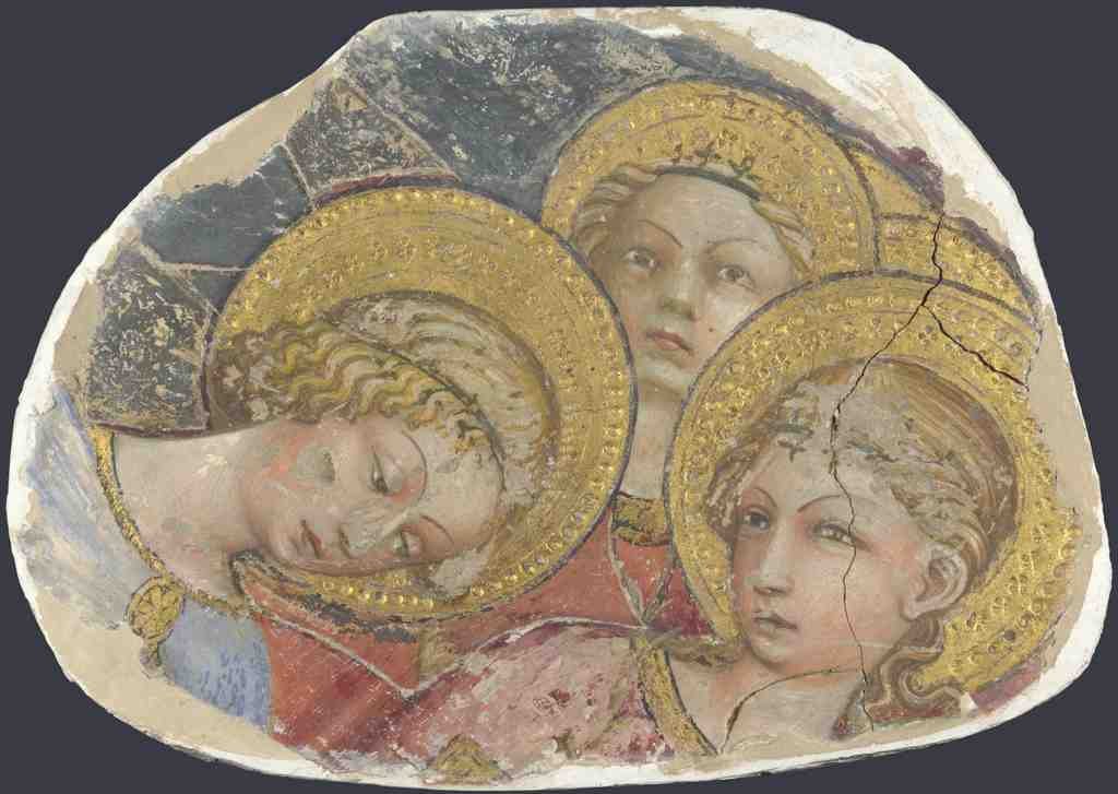 Italian, Tuscan Heads of Angels A4 Photo Print