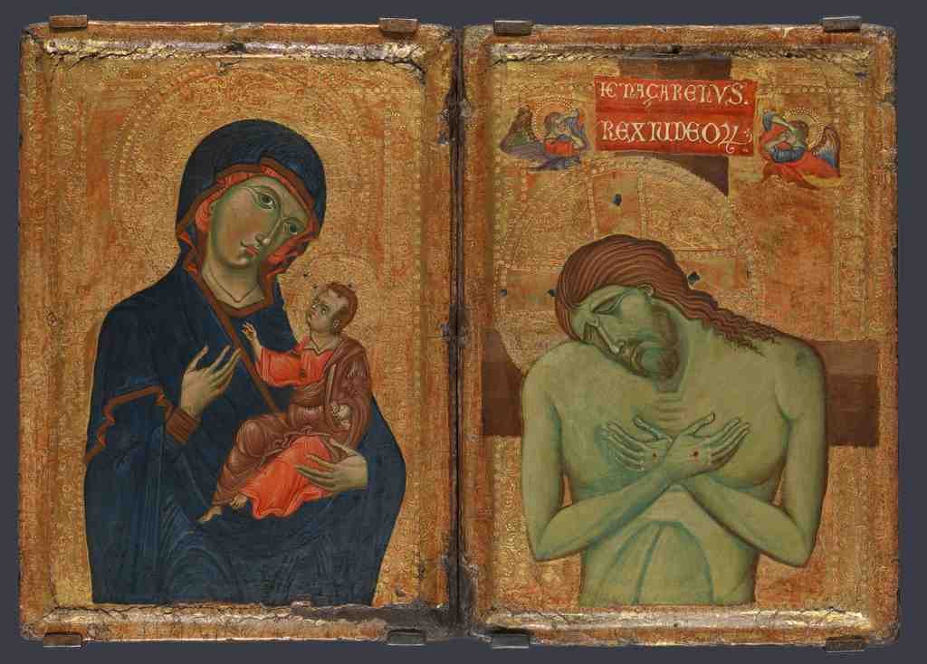 Italian, Umbrian Umbrian Diptych A4 Photo Print