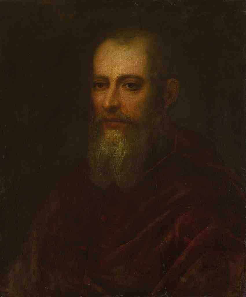 Italian, Venetian Portrait of a Bearded Cardinal A4 Photo Print