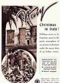 Italy Christmas Castle Vintage Retro Advert Poster A4 Photo Print