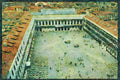 Italy Italian 079037 St. Mark's Square From The Observation Tower, Venice A4 Limited Edition Watercolour Print