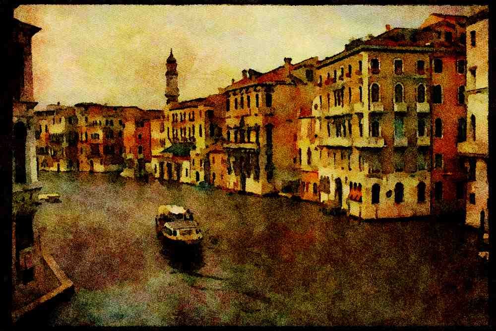 Italy Italian 079048 Canal Grande, Venice A4 Limited Edition Watercolour Print