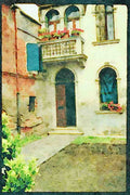 Italy Italian 079054 Venice Garden A4 Limited Edition Watercolour Print