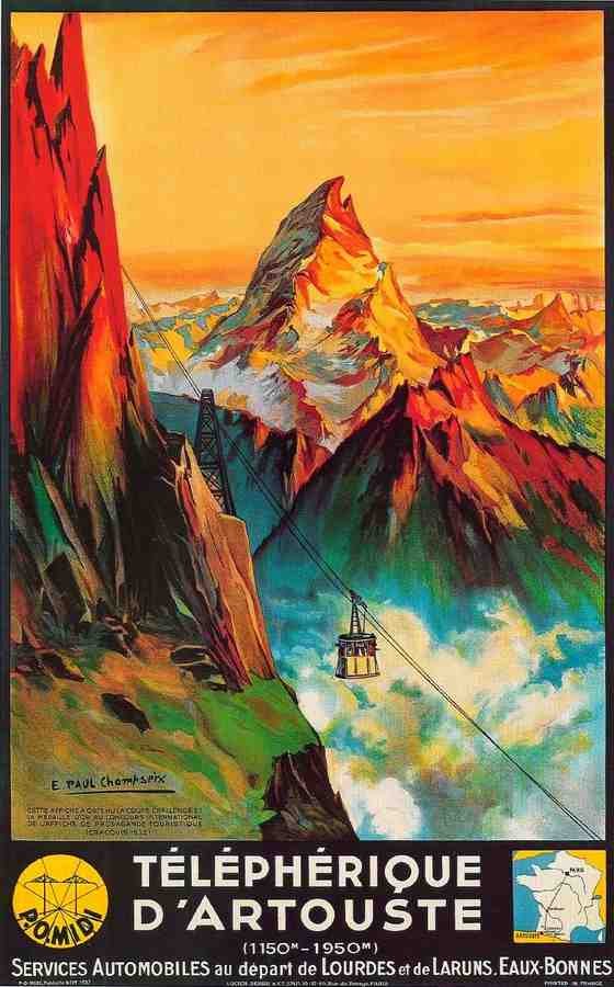 Italy Spain Travel Poster I106 Advert A4 Photo Print