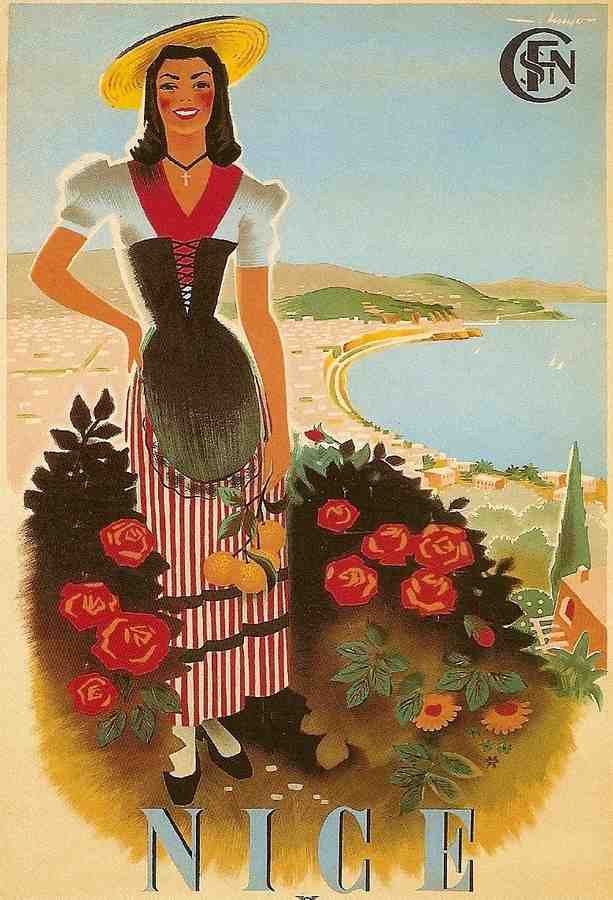 Italy Spain Travel Poster I109 Advert A4 Photo Print