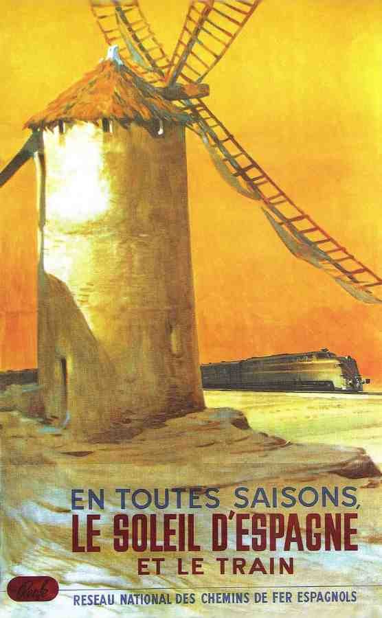 Italy Spain Travel Poster I125 Advert A4 Photo Print