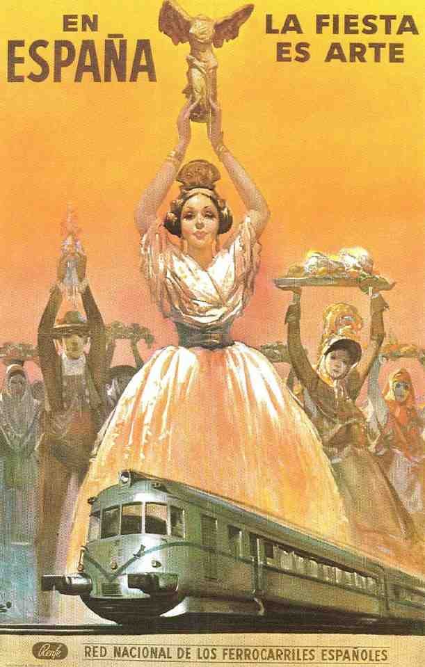 Italy Spain Travel Poster I139 Vintage Advert A4 Photo Print