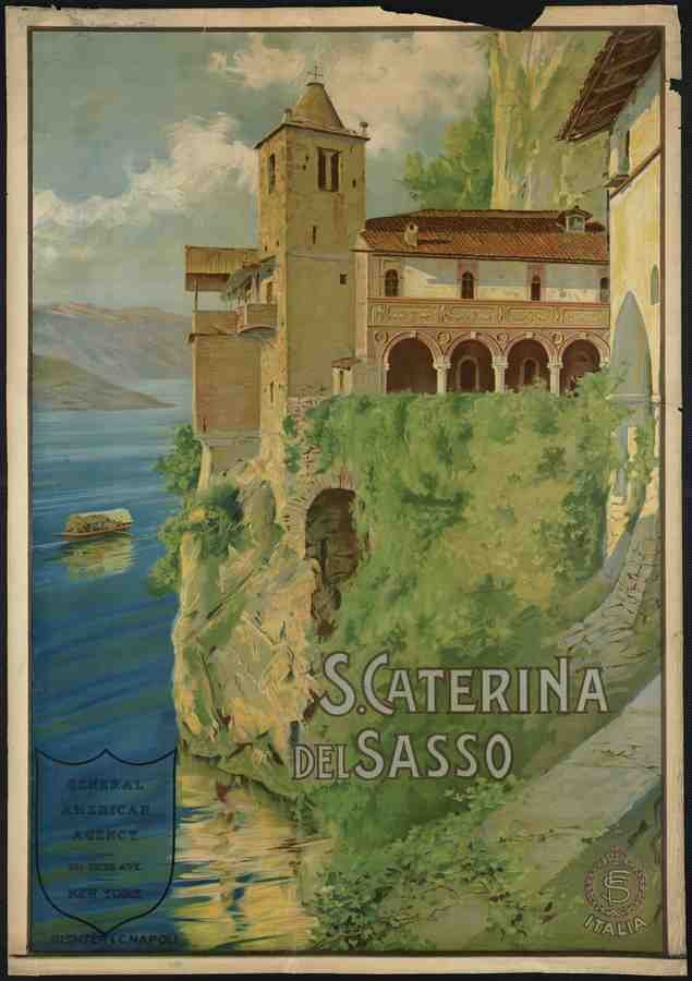 Italy Spain Travel Poster I41 Advert A4 Photo Print