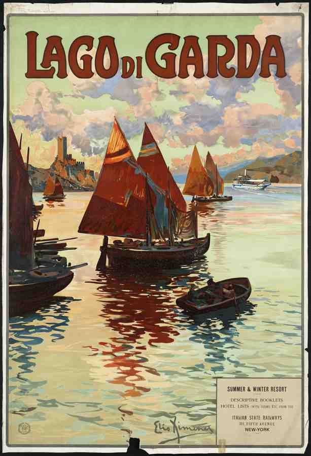 Italy Spain Travel Poster I51 Advert A4 Photo Print