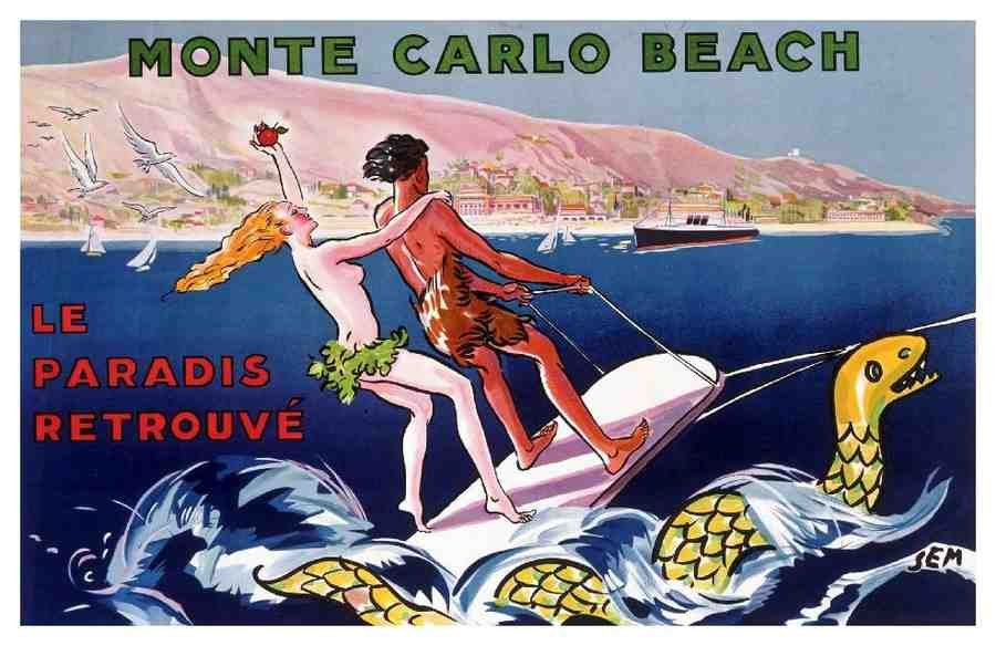 Italy Spain Travel Poster I65 Advert A4 Photo Print