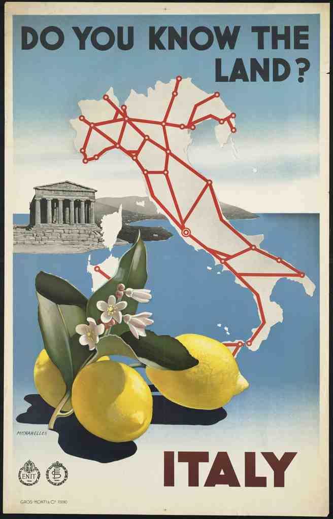 Italy Spain Travel Poster I75 Vintage Advert A4 Photo Print