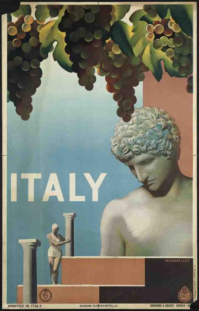Italy Spain Travel Poster I77 Vintage Advert A4 Photo Print