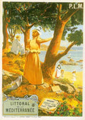 Italy Spain Travel Poster I81 Advert A4 Photo Print