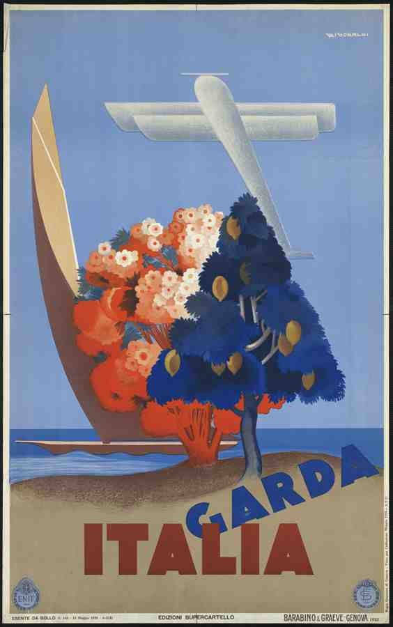 Italy Spain Travel Poster I89 Advert A4 Photo Print