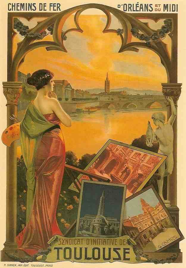 Italy Spain Travel Poster I98 Advert A4 Photo Print