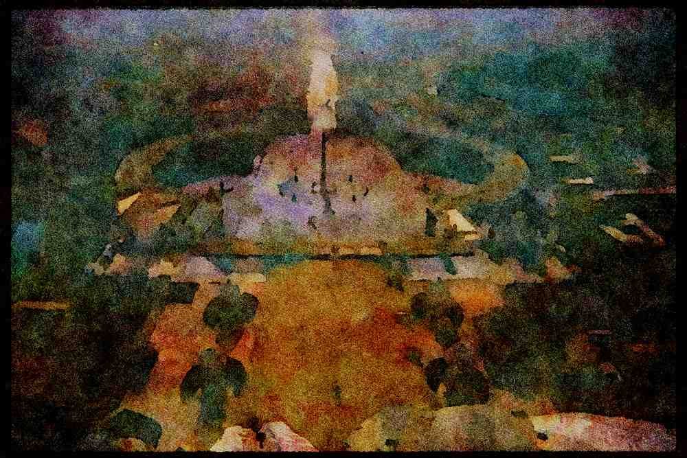 Italy visit 224010 St. Peter's Square, Rome A4 Limited Edition Watercolour Print