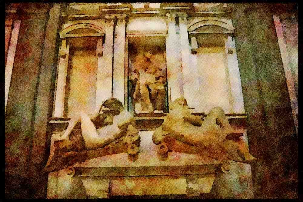 Italy visit 224018 Medici Chapel, Florence A4 Limited Edition Watercolour Print