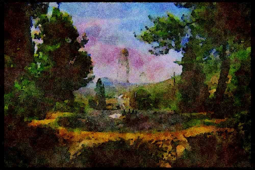 Italy visit 224020 Fountain, Tivoli A4 Limited Edition Watercolour Print