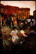 Italy visit 224024 Sunday Afternoon, Piazza Navona, Rome A4 Limited Edition Watercolour Print