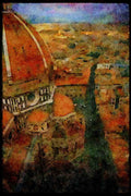 Italy visit 224027 Cathedral, Florence A4 Limited Edition Watercolour Print