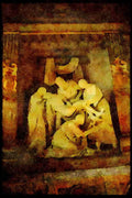Italy visit 224029 Entombment Of Christ, Rome A4 Limited Edition Watercolour Print