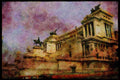 Italy visit 224033 Monument To Victor Emmanuel, Rome A4 Limited Edition Watercolour Print