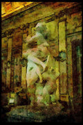 Italy visit 224035 Bernini's _Rape Of Proserpine_, Borghese Gallery, Rome A4 Limited Edition Watercolour Print