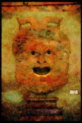 Italy visit 224041 Bust, Capitoline, Rome A4 Limited Edition Watercolour Print