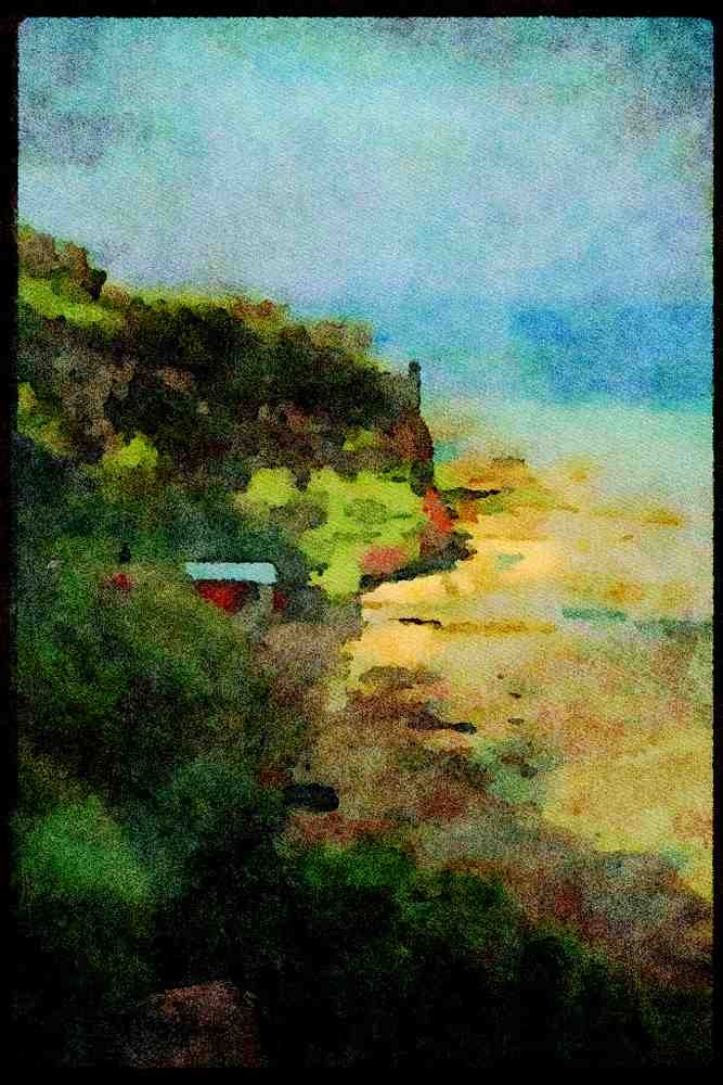 Italy visit 224058 Sirmione, Lac Garda A4 Limited Edition Watercolour Print