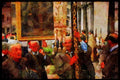 Italy visit 224070 Religious Procession, Assisi A4 Limited Edition Watercolour Print