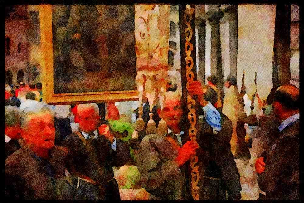 Italy visit 224070 Religious Procession, Assisi A4 Limited Edition Watercolour Print