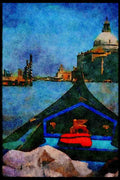 Italy visit 224076 Grand Canal, Venice A4 Limited Edition Watercolour Print