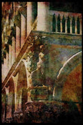 Italy visit 224082 Detail, Doges' Palace, Venice A4 Limited Edition Watercolour Print